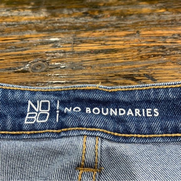 Boho Blue Jeans Distressed Bandana Print Embroidered Embroidery Cotton 17 - Picture 8 of 16